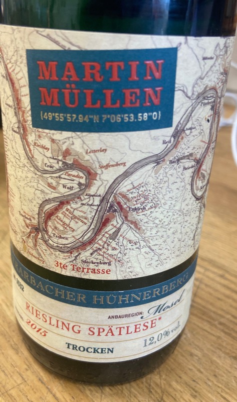 Martin Mullen Trarbacher Huhnerberg Riesling Spatlese* Trocken