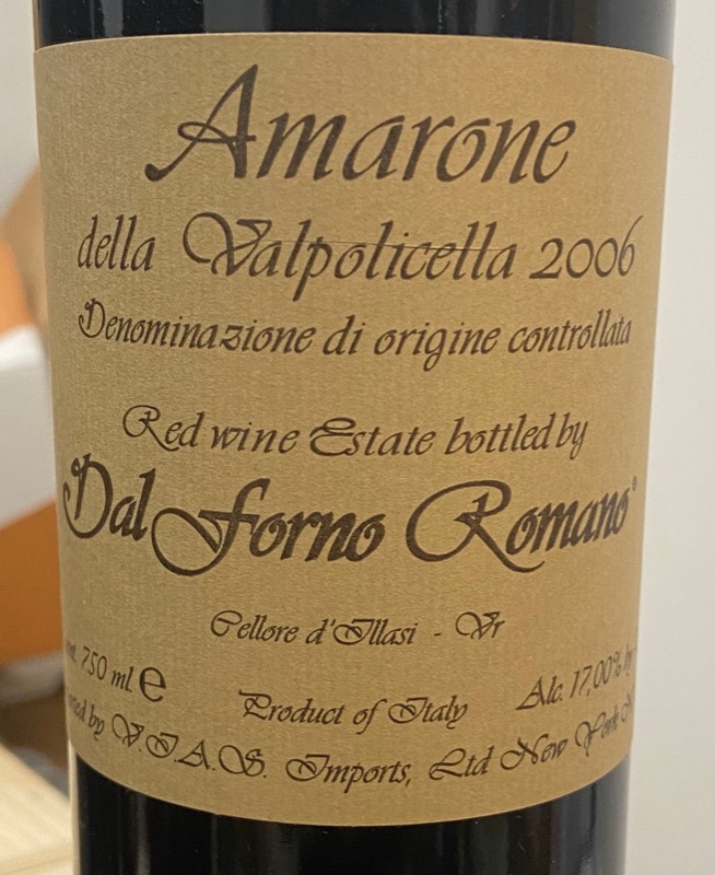 Romano Dal Forno Amarone della Valpolicella