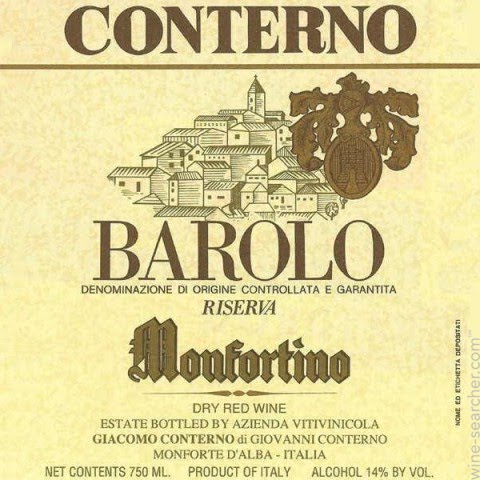 Wine Owners - Vintages in the shadows Barolo Riserva Monfortino Conterno
