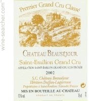 Chateau Beausejour Duffau-Lagarrosse Saint-Emilion